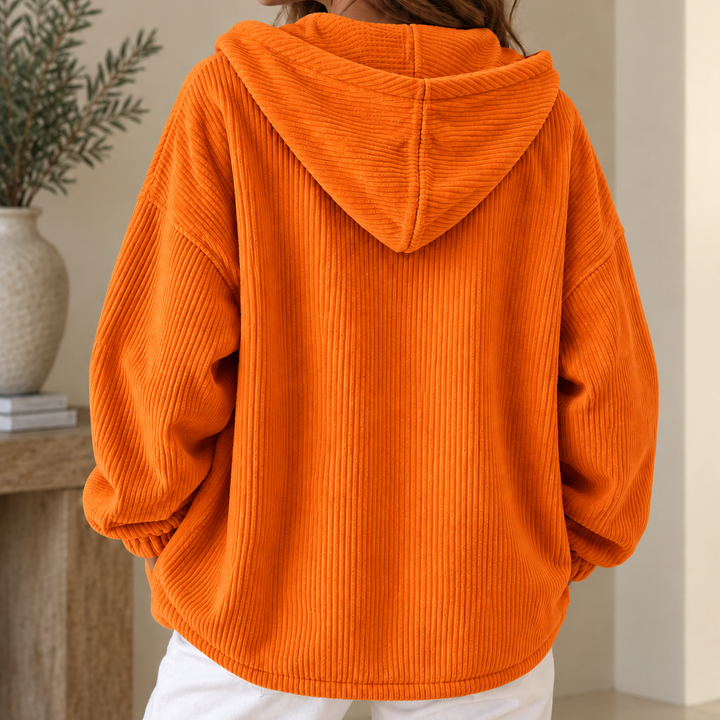 Women's Hooded Corduroy Jacket