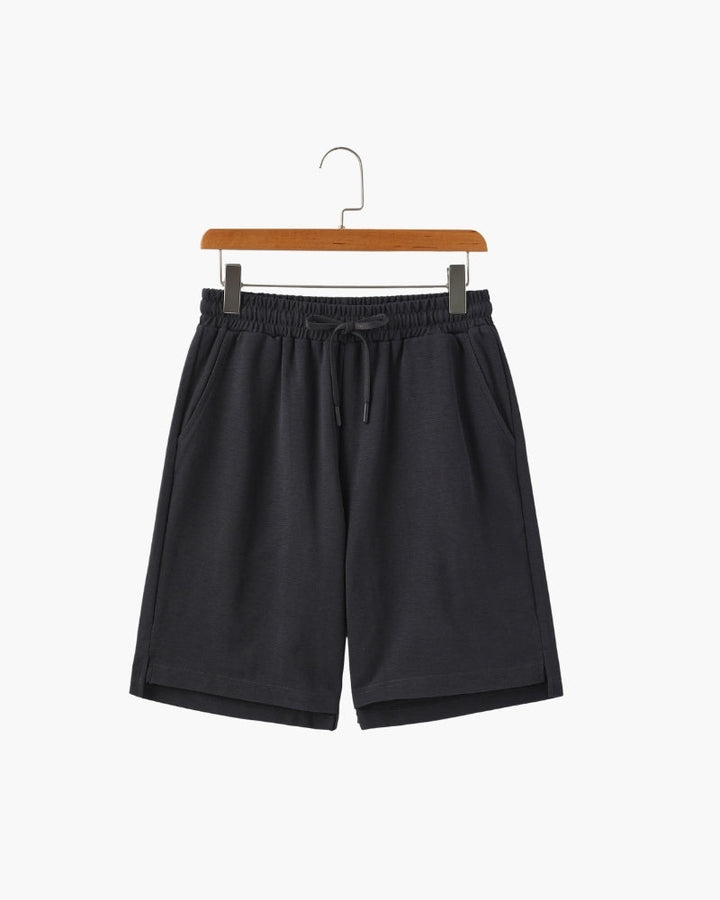 Elastic Waist Drawstring Sport Shorts