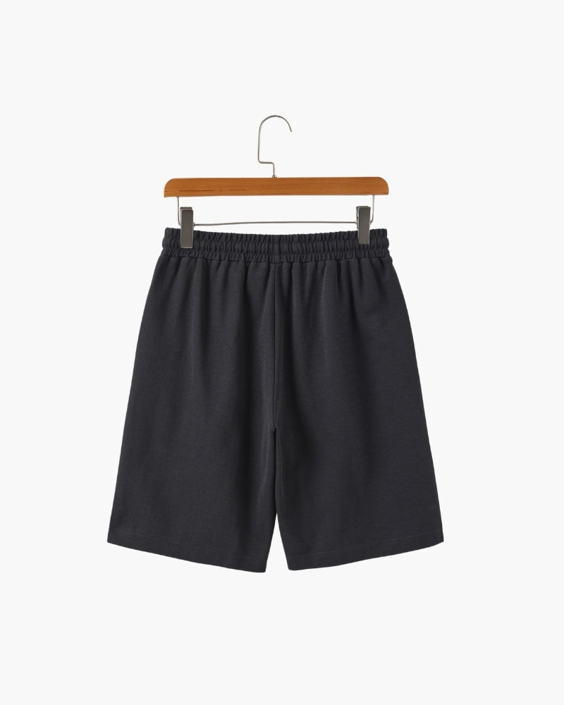 Elastic Waist Drawstring Sport Shorts