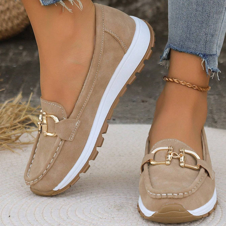 Women's Chic Buckle Loafers