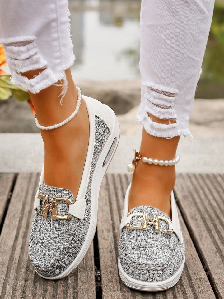 Women's Chic Buckle Loafers