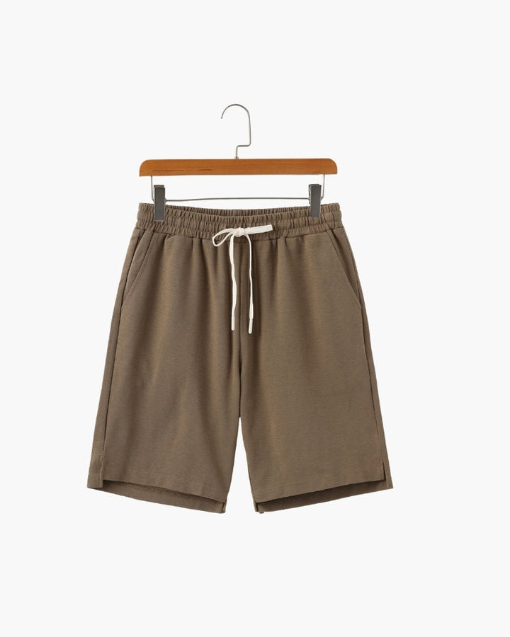 Elastic Waist Drawstring Sport Shorts