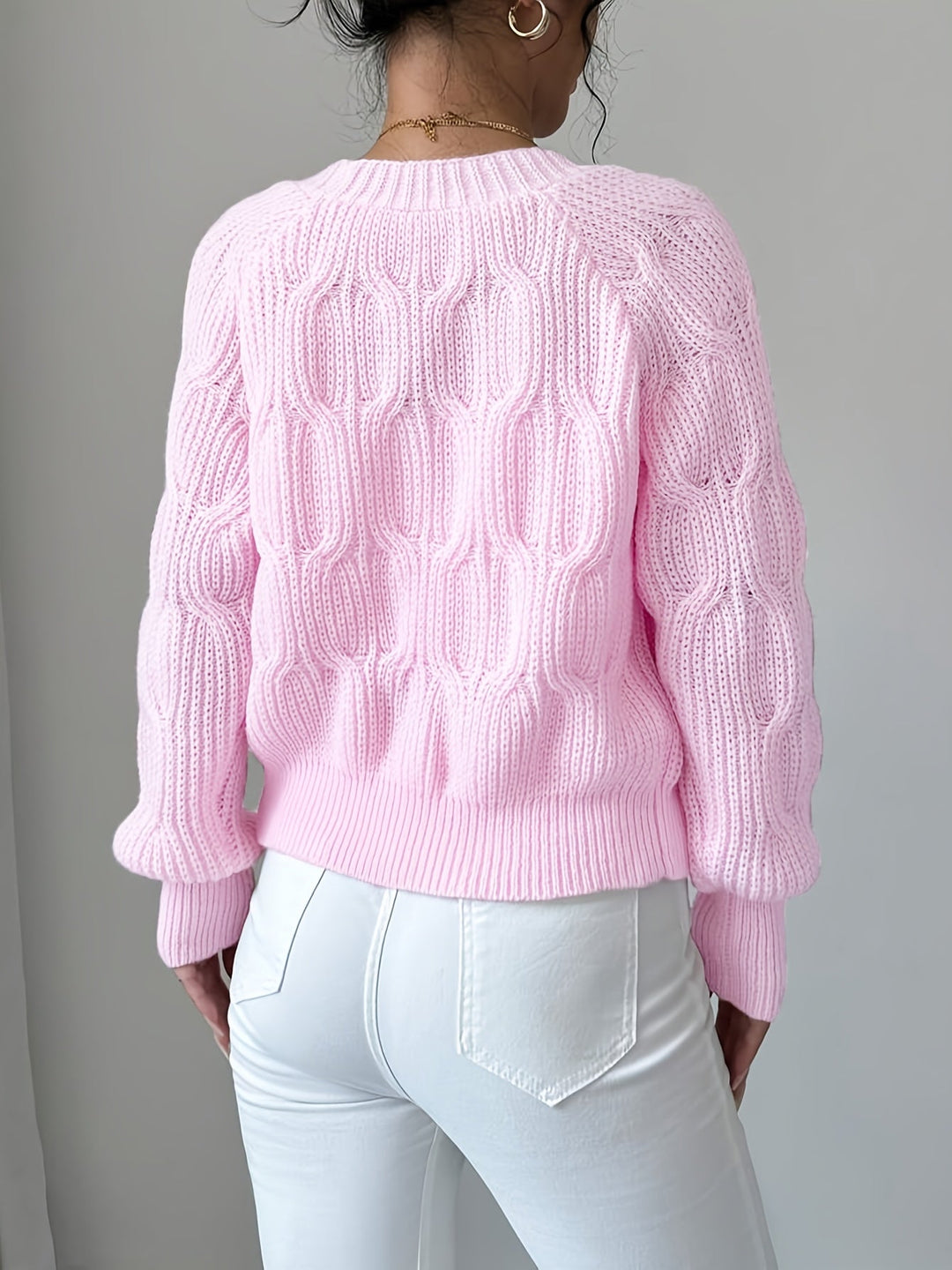 Women's Soft Bow-Detail Long Sleeve Cardigan