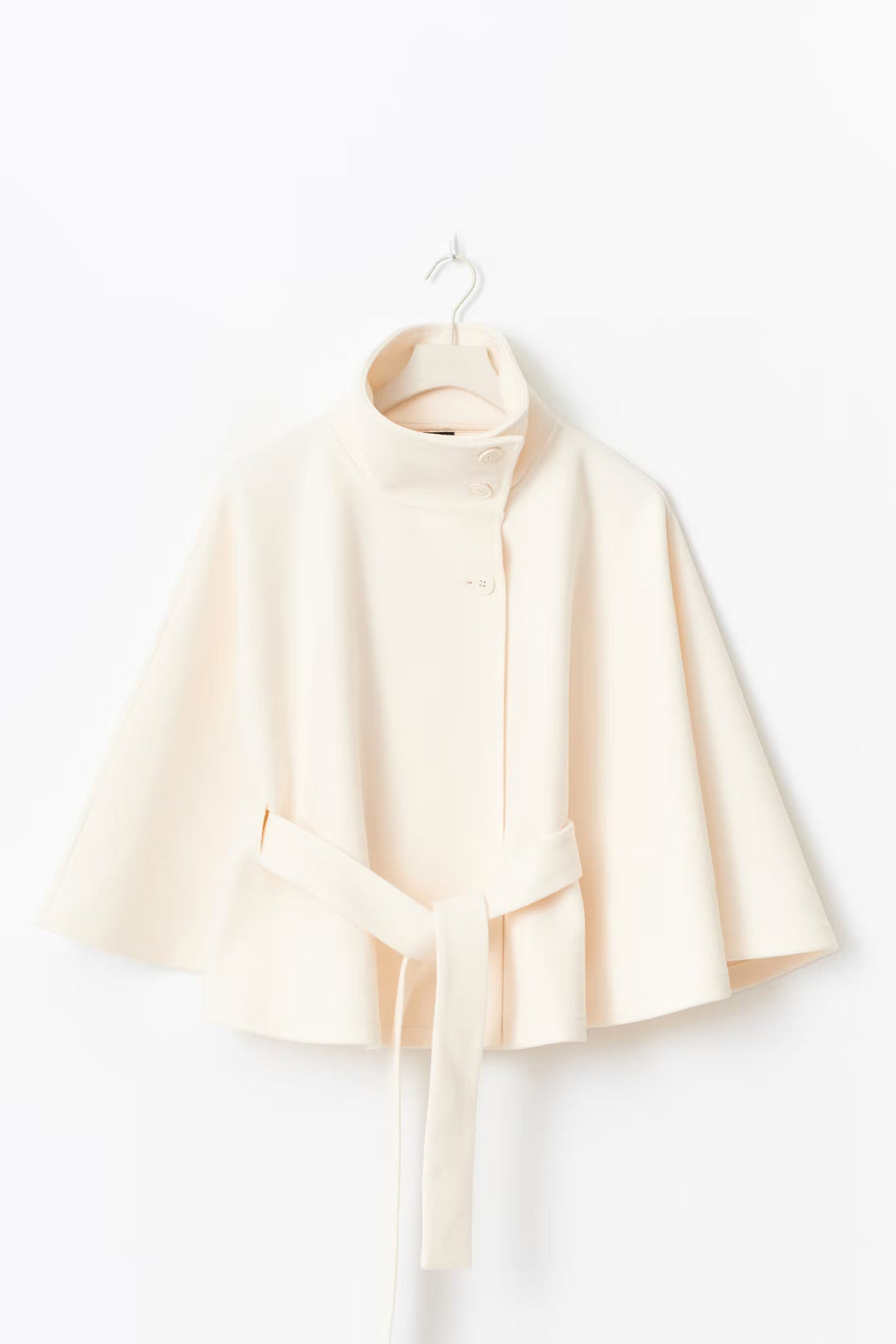Women's Cape-Sleeve Belted Coat