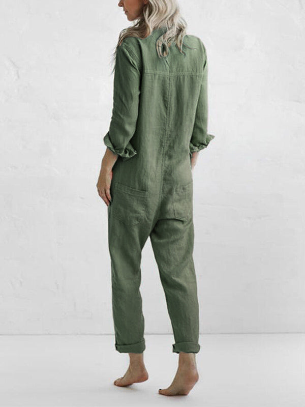 Effortless & Comfortable Long Sleeve Jumpsuit