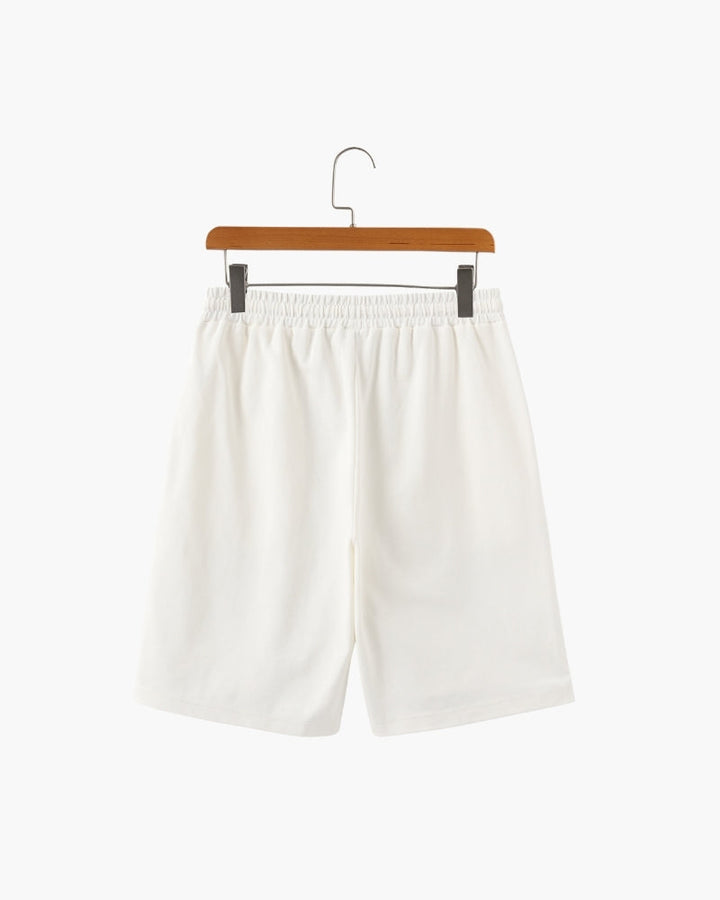 Elastic Waist Drawstring Sport Shorts