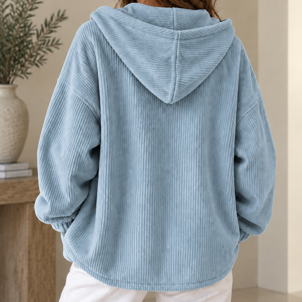Women's Hooded Corduroy Jacket