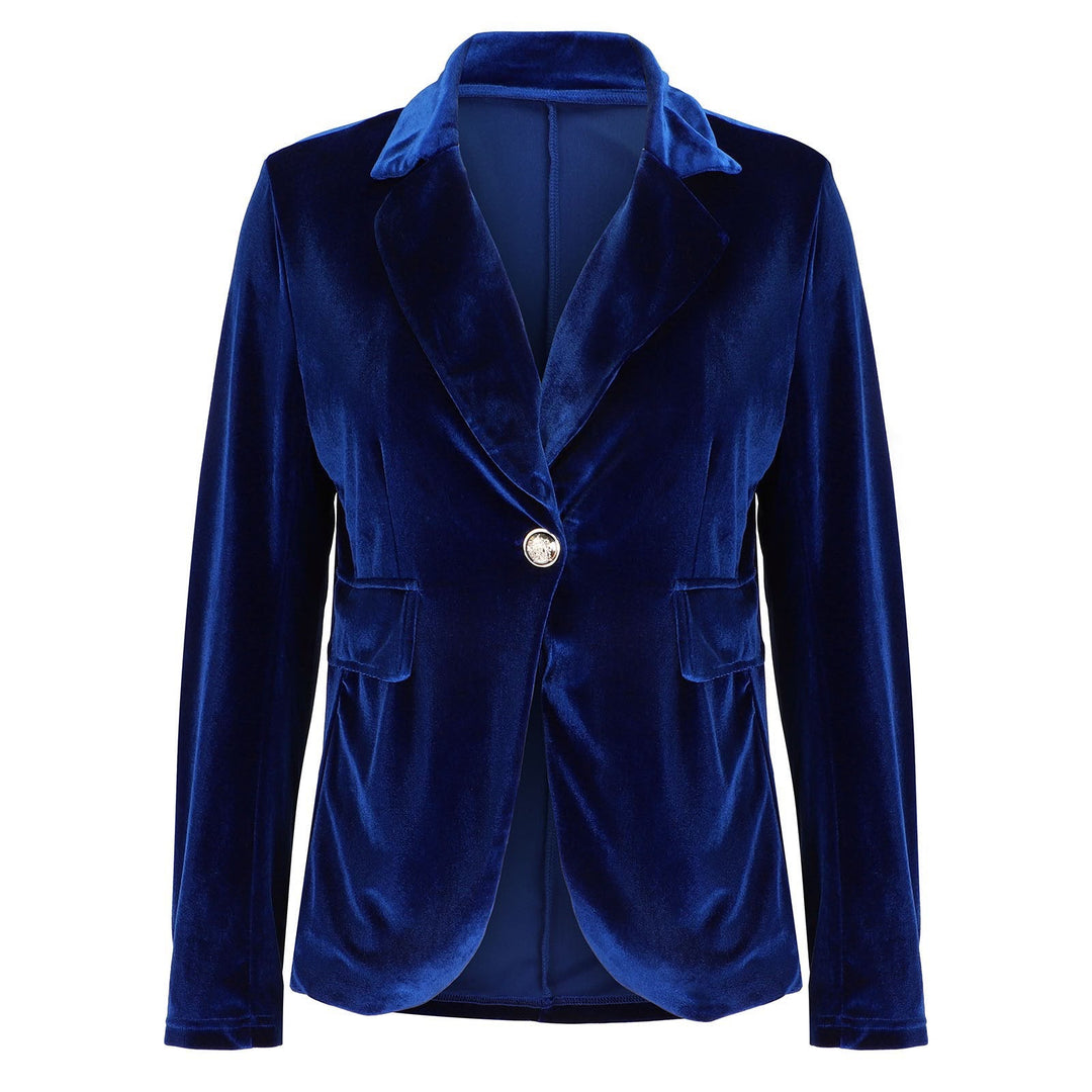Women's Elegant Velvet Blazer