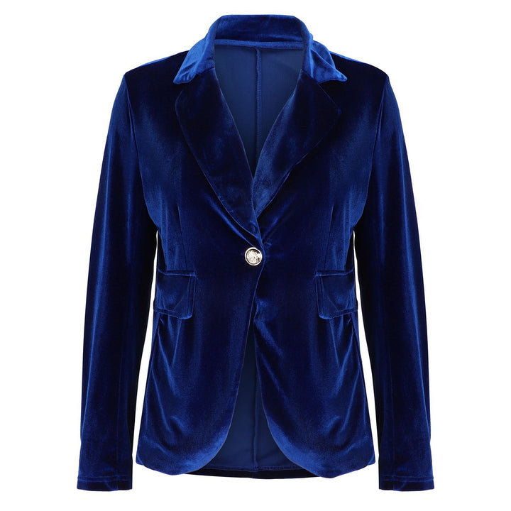 Women's Elegant Velvet Blazer
