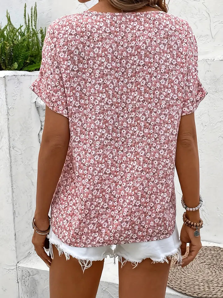Women's Floral Summer Print Blouse