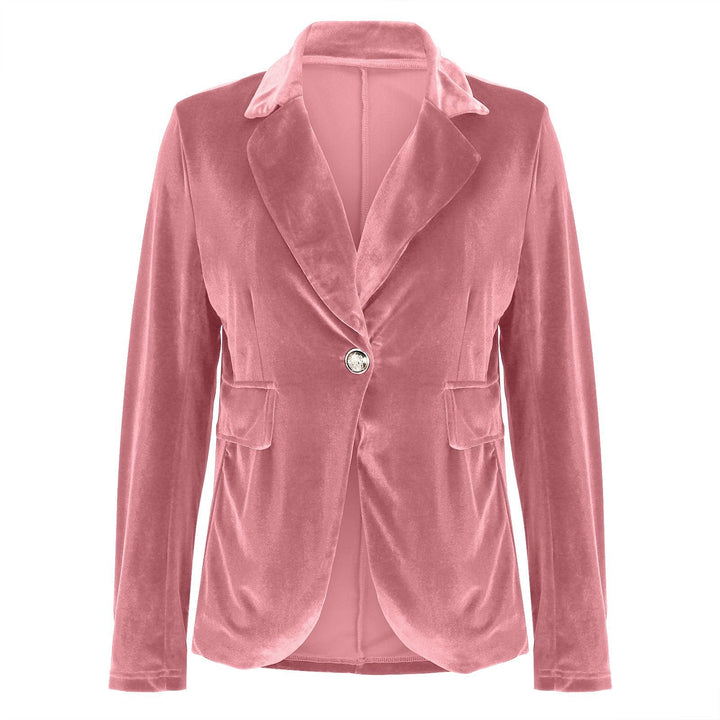 Women's Elegant Velvet Blazer