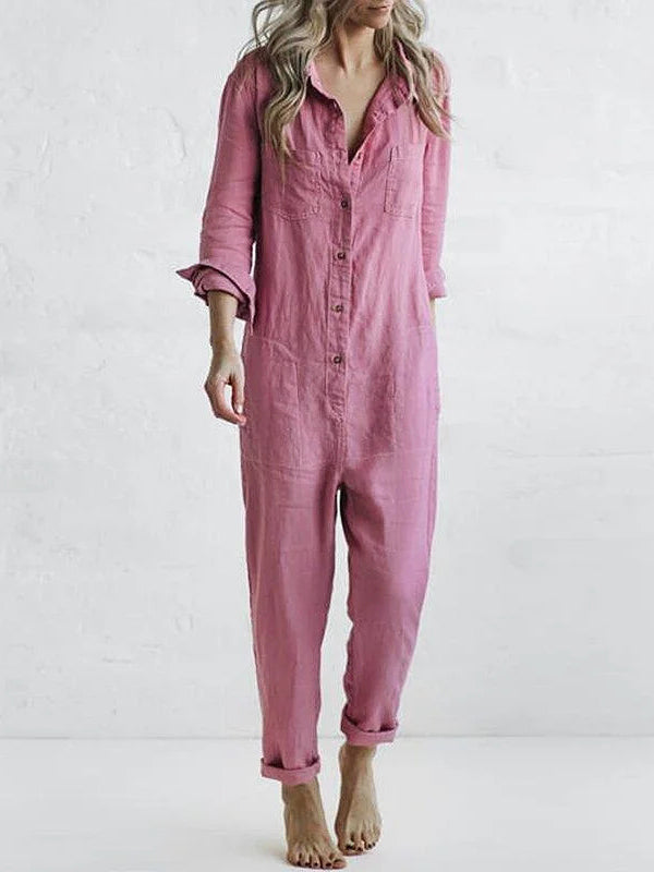 Effortless & Comfortable Long Sleeve Jumpsuit