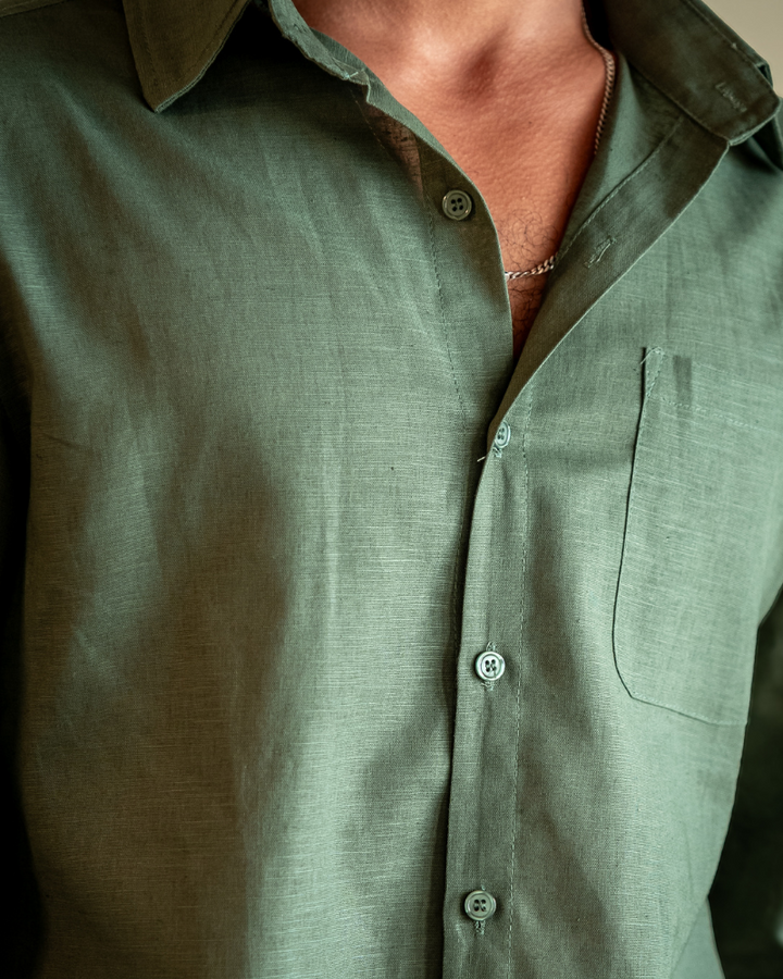 Long Sleeve Linen Shirt