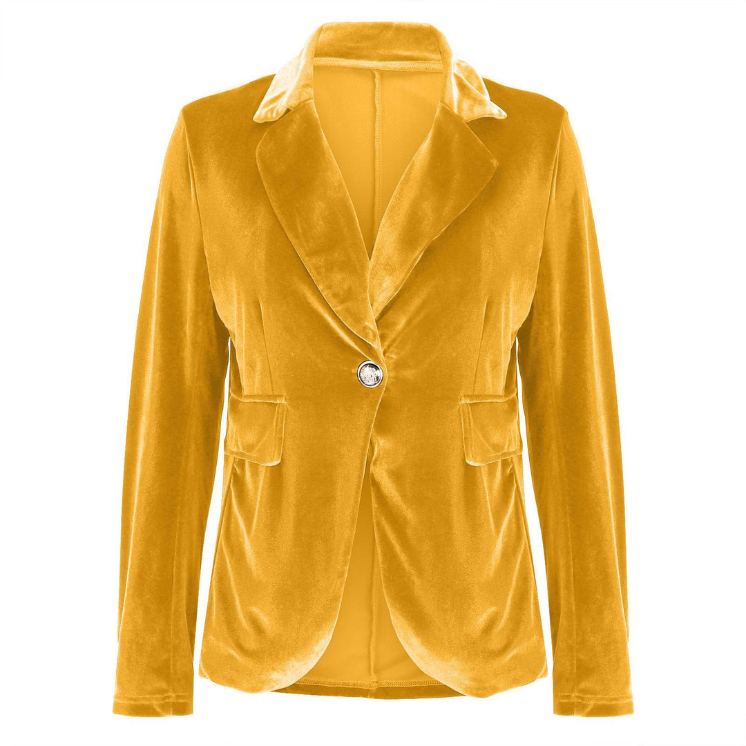 Women's Elegant Velvet Blazer