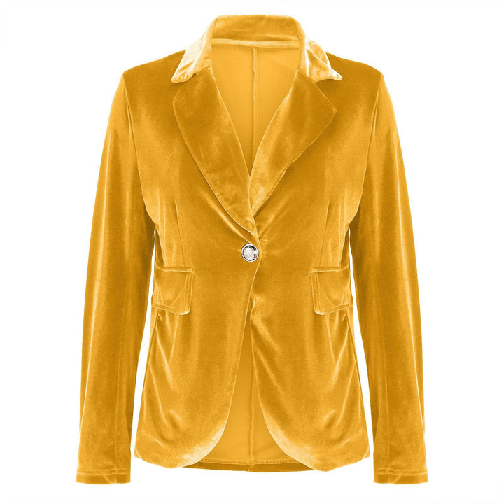 Women's Elegant Velvet Blazer