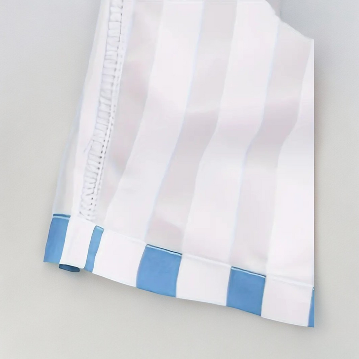 Men's Vertical Stripe Swim Shorts