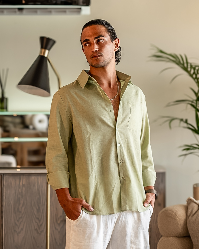 Long Sleeve Linen Shirt