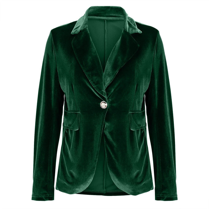 Women's Elegant Velvet Blazer