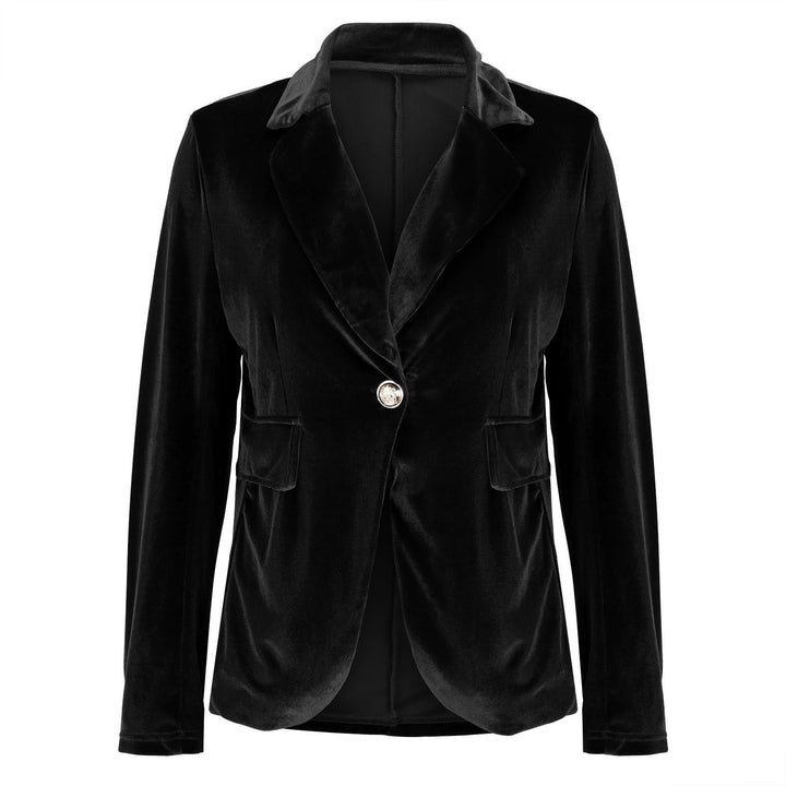 Women's Elegant Velvet Blazer