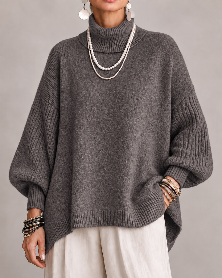 Women's Oversized Turtleneck Sweater