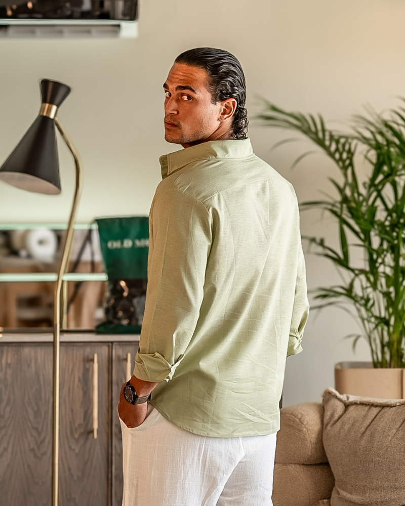 Long Sleeve Linen Shirt
