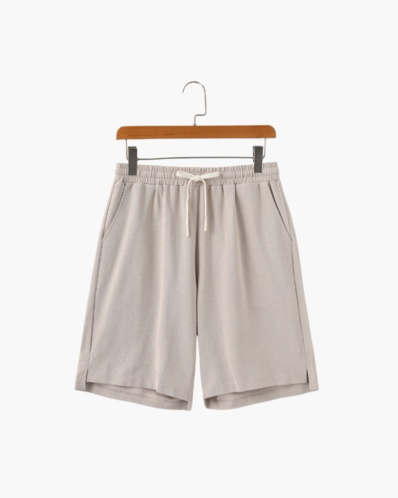 Elastic Waist Drawstring Sport Shorts