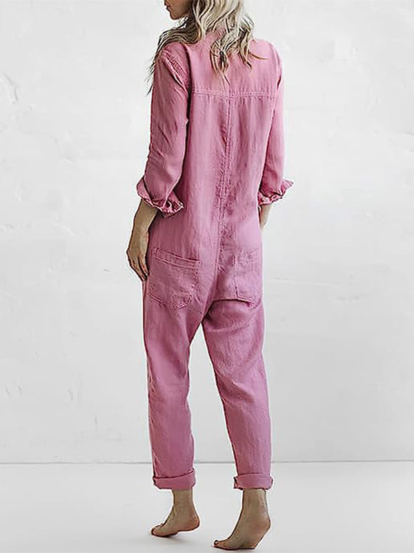 Effortless & Comfortable Long Sleeve Jumpsuit