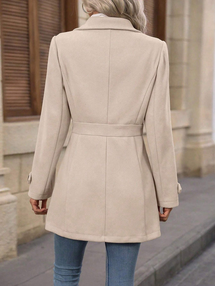 Women's Tailored Trench Coat with Belt