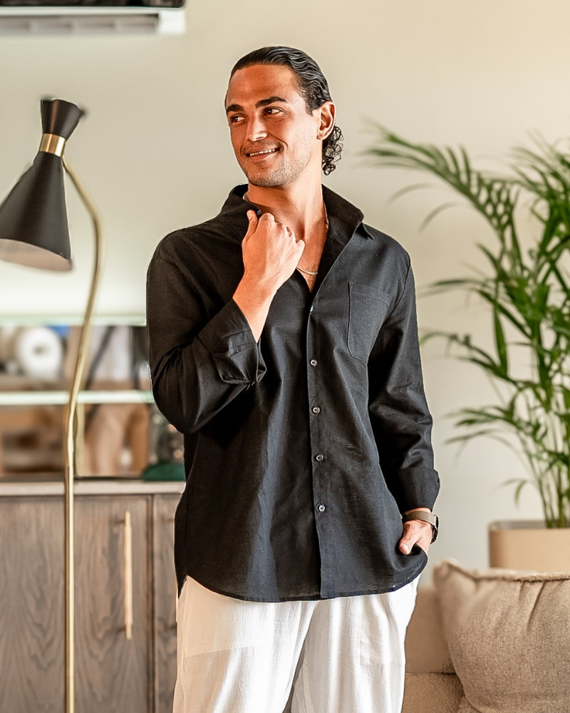 Long Sleeve Linen Shirt