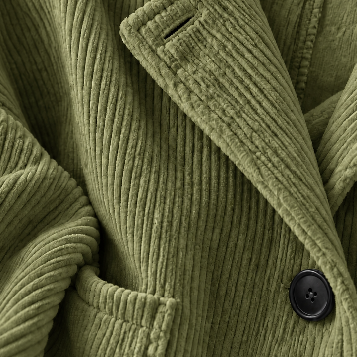 Women's Hooded Corduroy Jacket