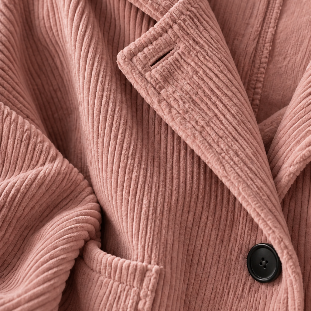 Women's Hooded Corduroy Jacket