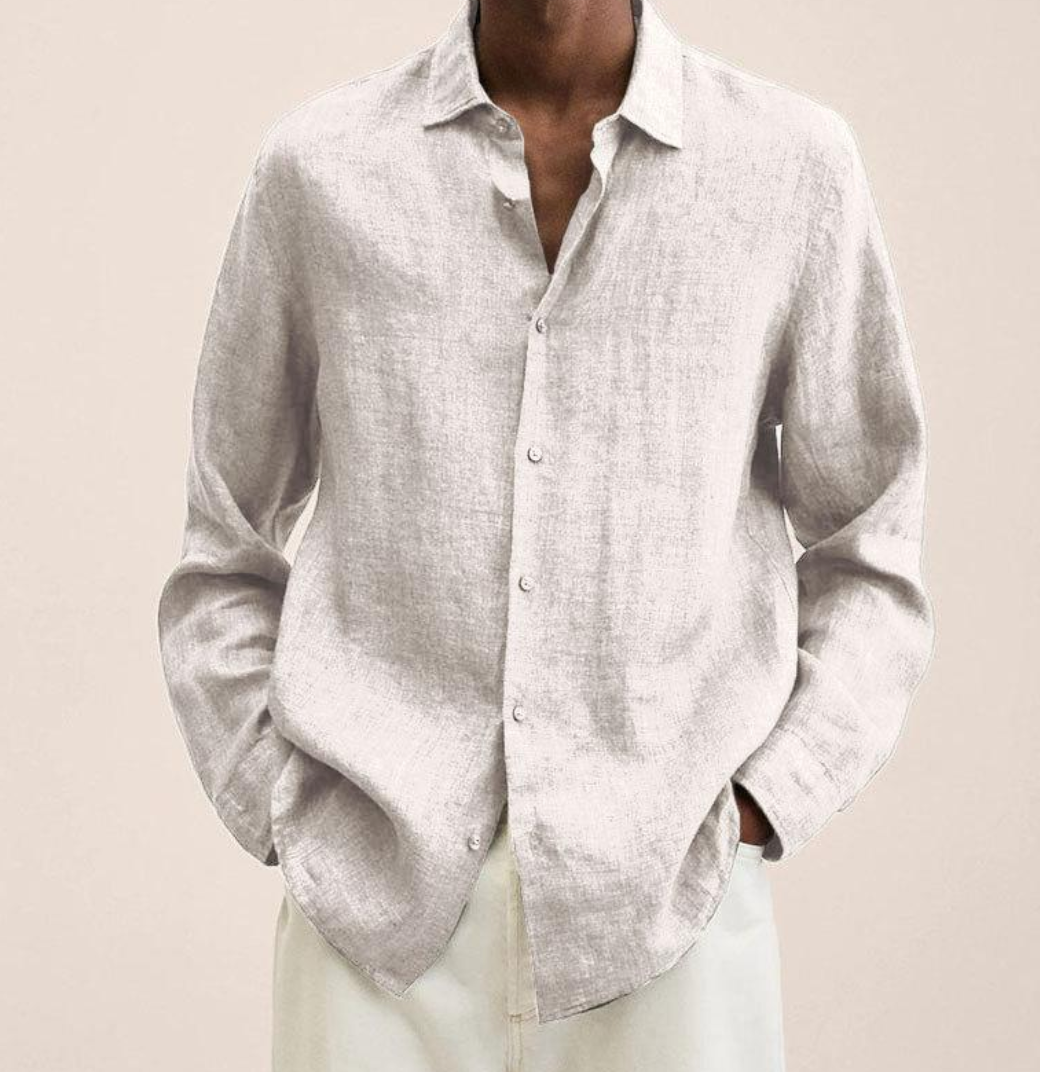 Classic Long Sleeve Linen Shirt