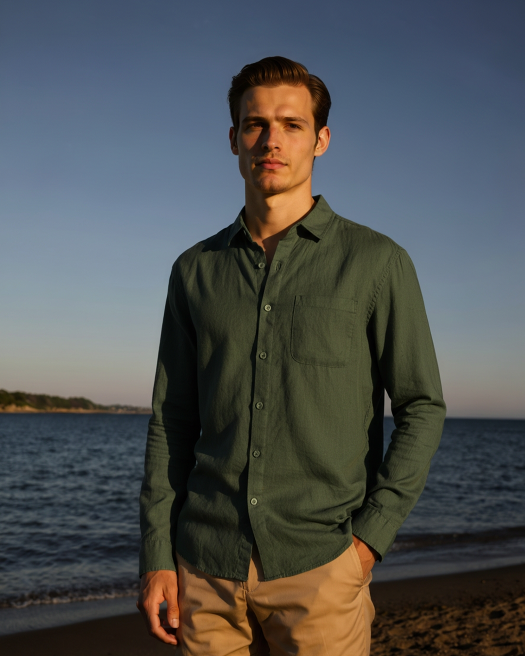Long Sleeve Linen Shirt