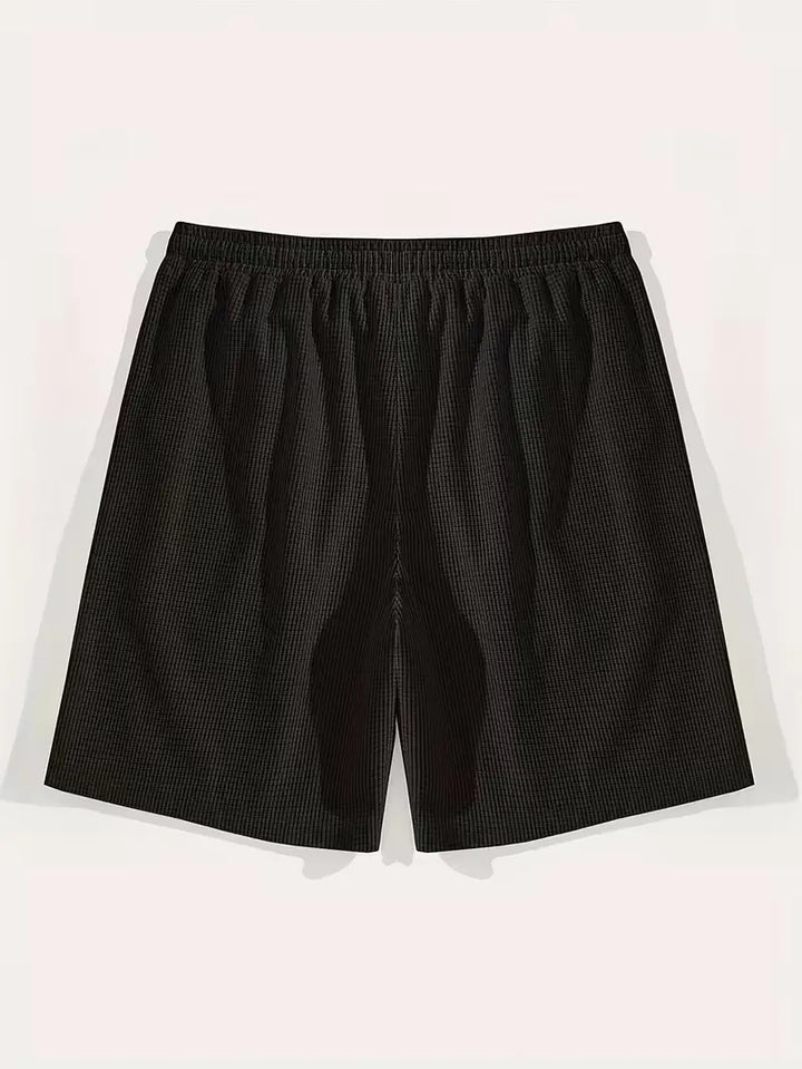 Men's Casual Drawstring Shorts with Side Pockets