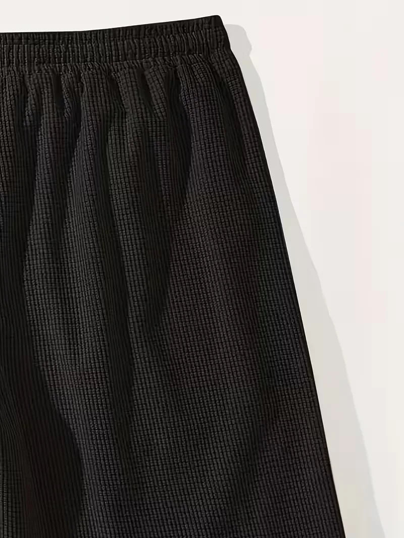 Men's Casual Drawstring Shorts with Side Pockets