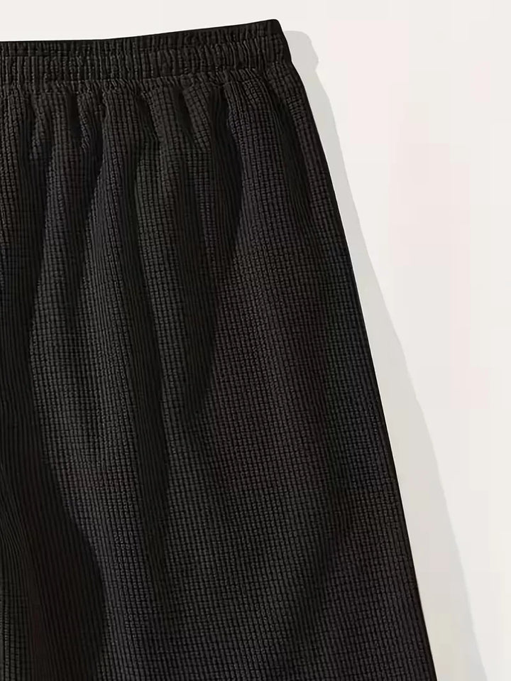 Men's Casual Drawstring Shorts with Side Pockets