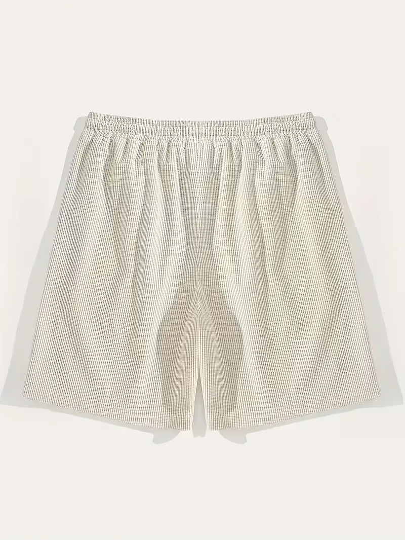 Men's Casual Drawstring Shorts with Side Pockets