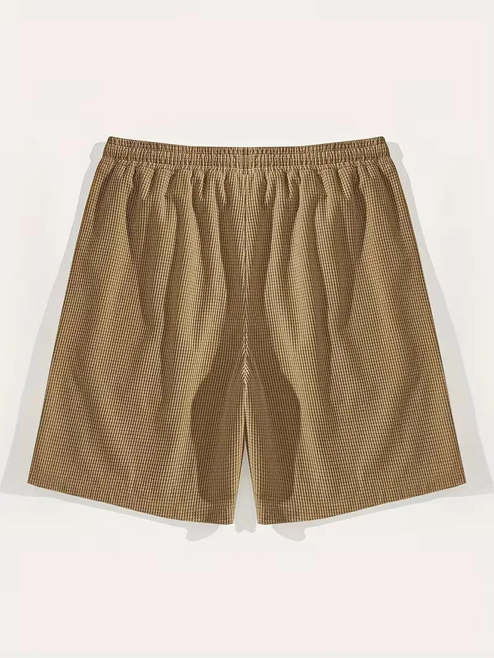 Men's Casual Drawstring Shorts with Side Pockets