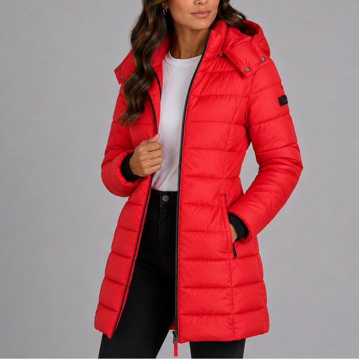 Women's Hooded Quilted Puffer Jacket