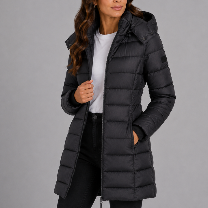 Women's Hooded Quilted Puffer Jacket