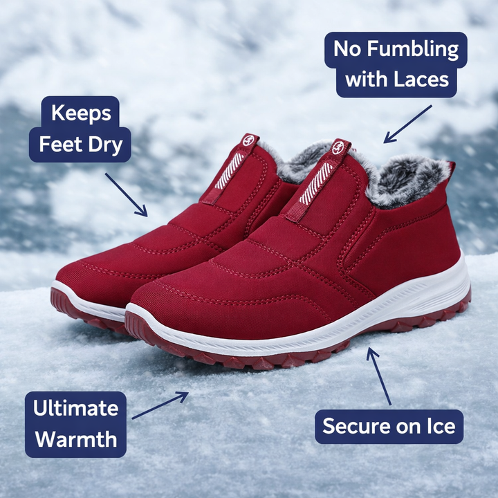 Women's Anti-Slip Fleece-Lined Winter Shoes