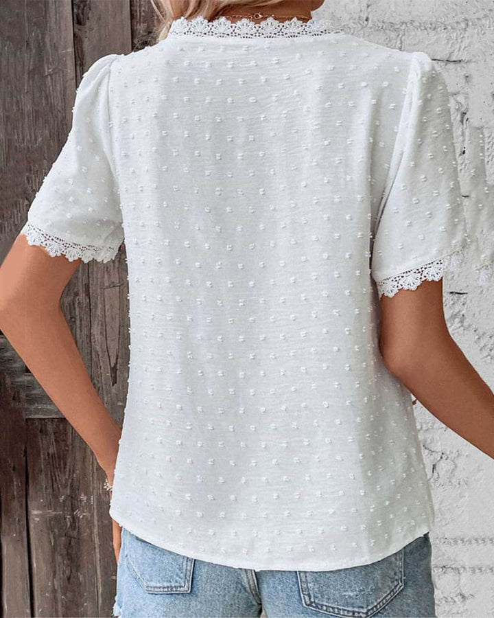 Light & Elegant V-Neck Summer Blouse
