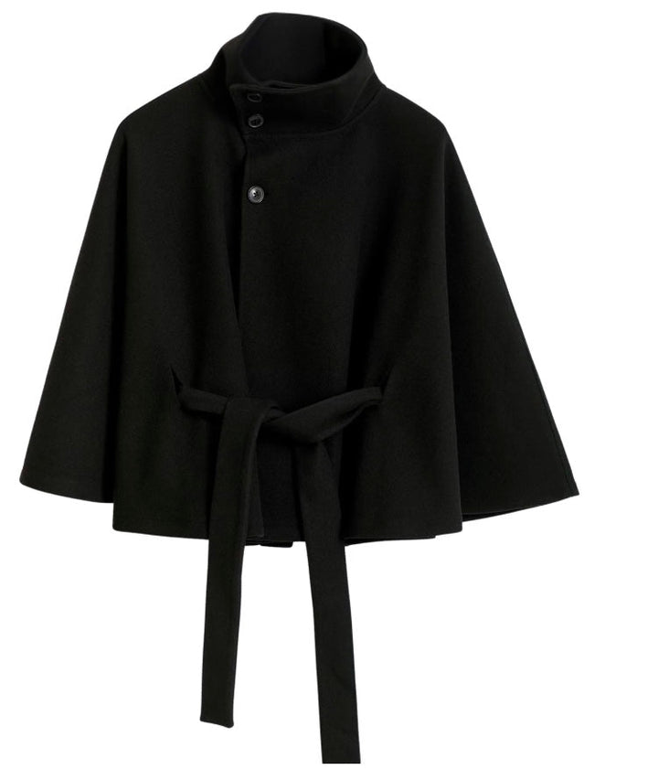 Women's Cape-Sleeve Belted Coat