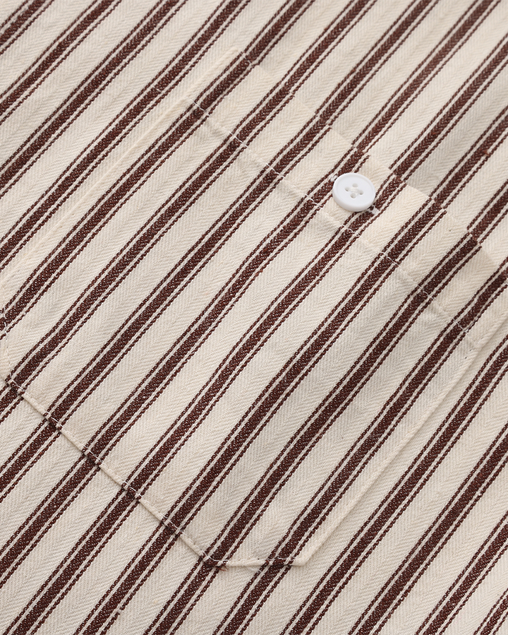 Long Sleeve Vertical Stripe Shirt