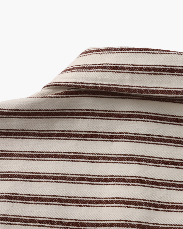 Long Sleeve Vertical Stripe Shirt
