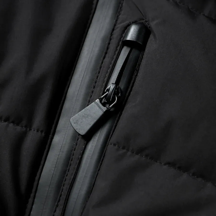 Women's Belted Puffer Jacket with Hood