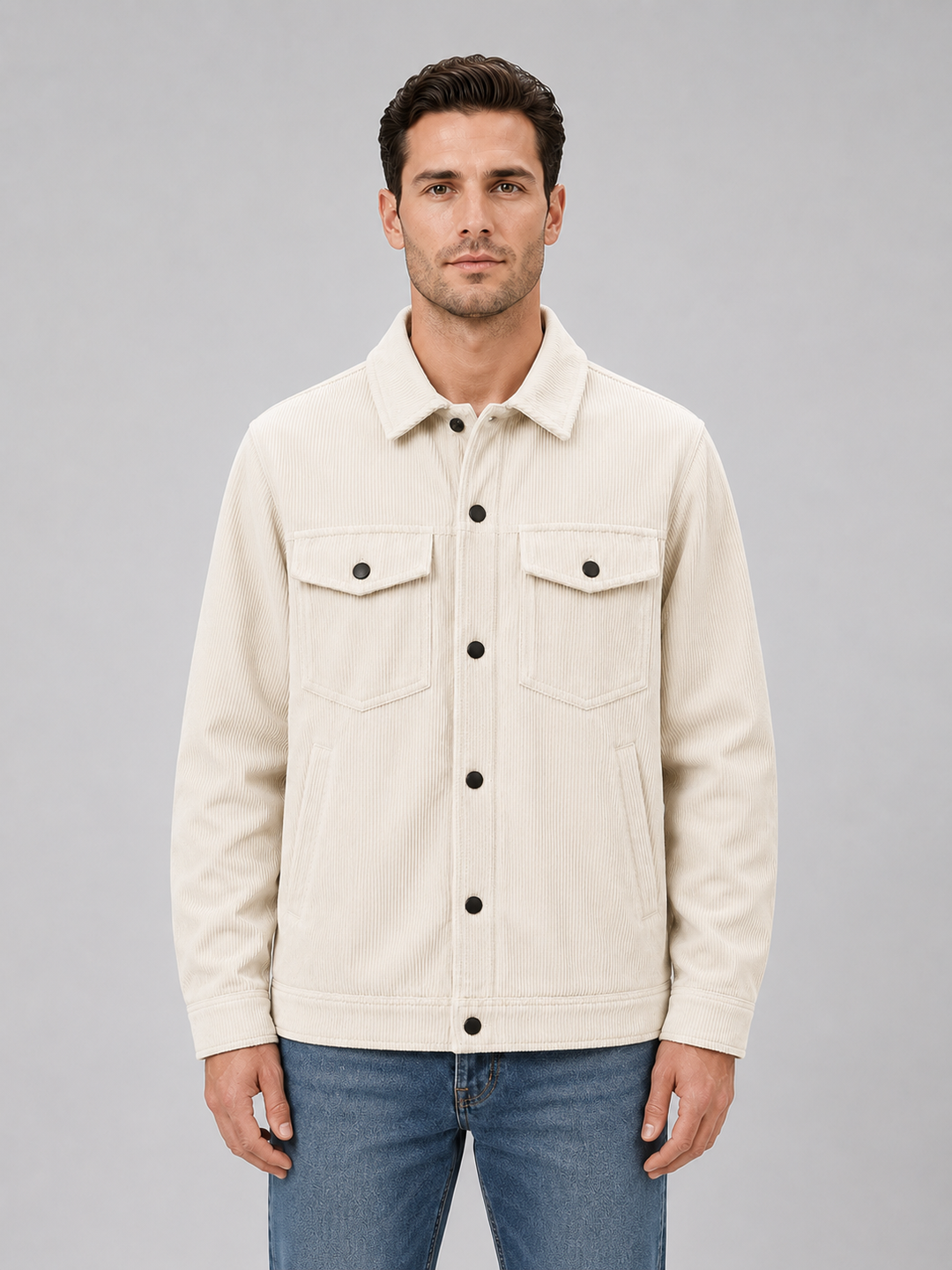 Men's Corduroy Overshirt Jacket