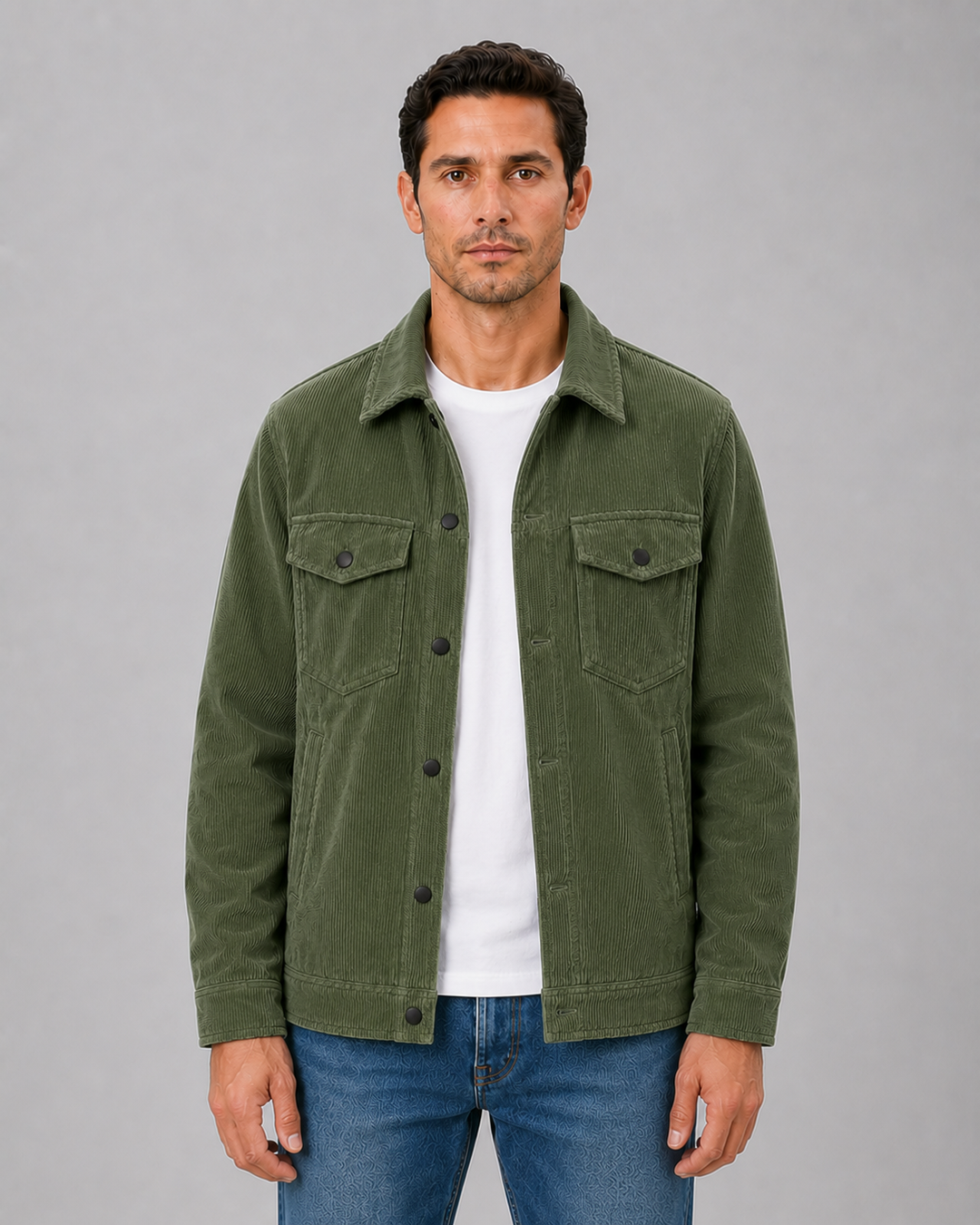 Men's Corduroy Overshirt Jacket
