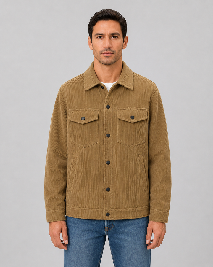 Men's Corduroy Overshirt Jacket
