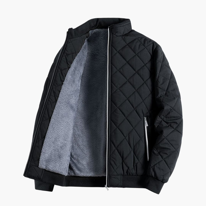Men's Fleece Lined Quilted Jacket